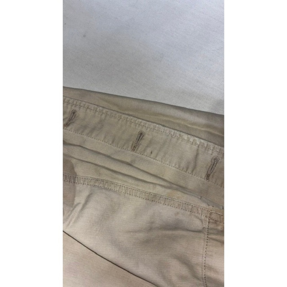 Chico's Size 3 Ivory Denim Jacket | Button Front | Lightweight Utility Style - Picture 7 of 7
